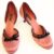 Louis Vuitton Pumps Satin Rosa Gr.38