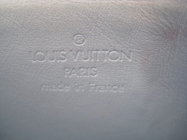 Louis Vuitton Clutch Pochette Lexington blau Vernis Leder-777