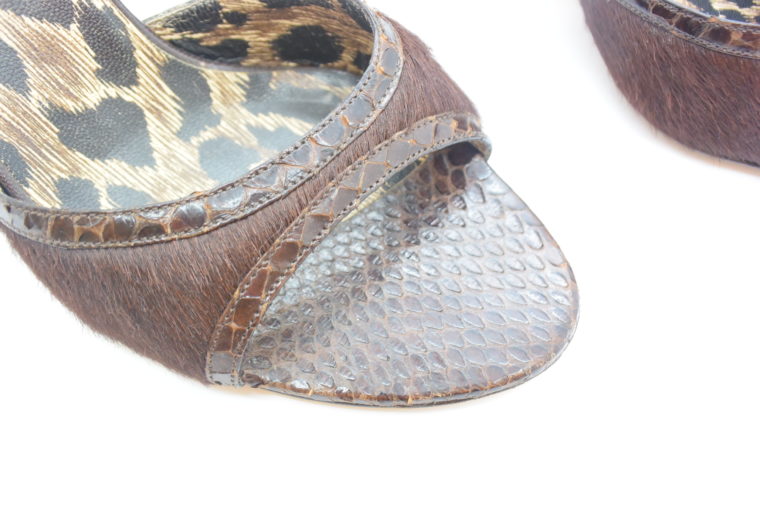 Dolce & Gabbana D&G Pumps Phytonleder 38-11554