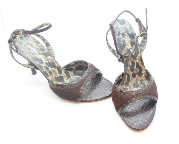 Dolce & Gabbana D&G Pumps Phytonleder 38-11555
