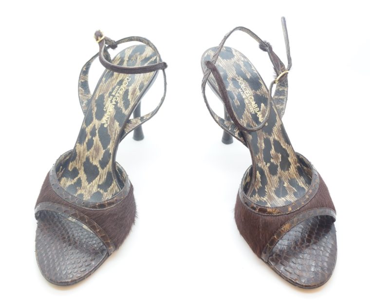 Dolce & Gabbana D&G Pumps Phytonleder 38-11556