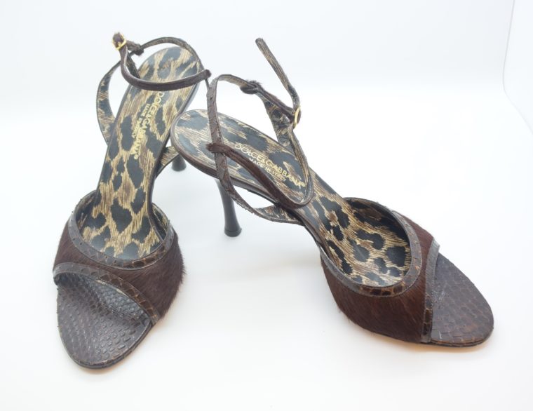 Dolce & Gabbana D&G Pumps Phytonleder 38-0