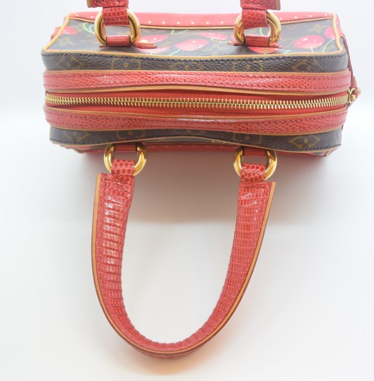 Louis Vuitton Sac Femior Eidechsenleder Cerise -11629