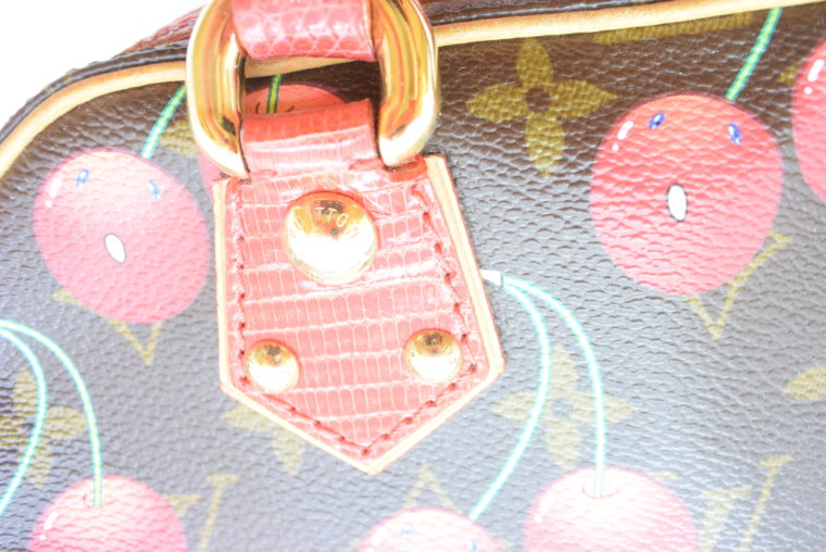 Louis Vuitton Sac Femior Eidechsenleder Cerise -11630