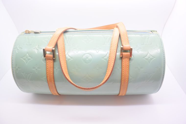 Louis Vuitton Tasche Bedford türkis Vernis Leder -12844