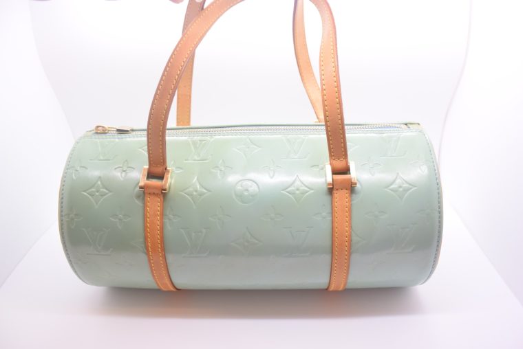 Louis Vuitton Tasche Bedford türkis Vernis Leder -12846