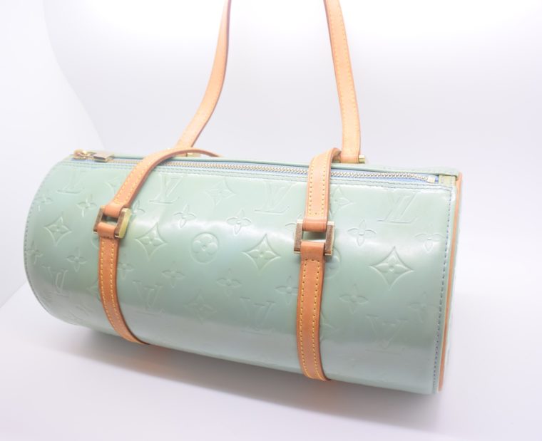 Louis Vuitton Tasche Bedford türkis Vernis Leder -12843