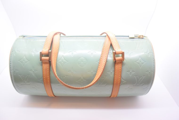 Louis Vuitton Tasche Bedford türkis Vernis Leder -12849