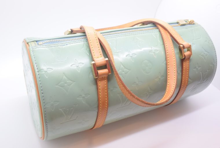 Louis Vuitton Tasche Bedford türkis Vernis Leder -12848