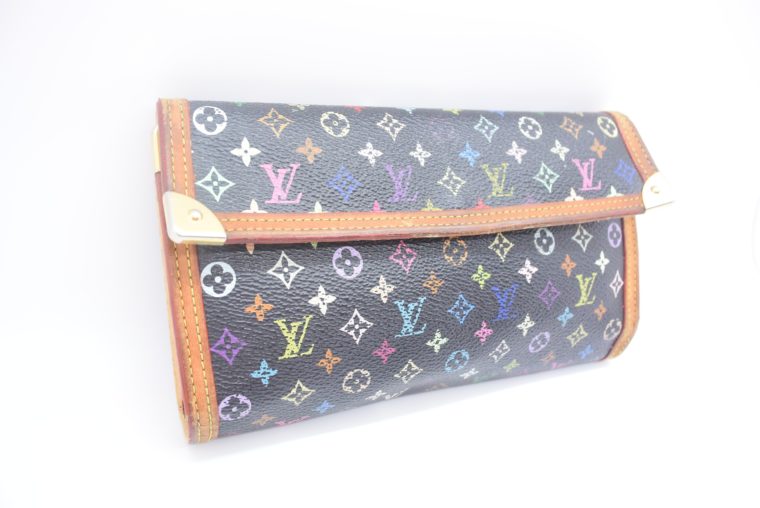 Louis Vuitton Geldbörse international Multicolor schwarz-0
