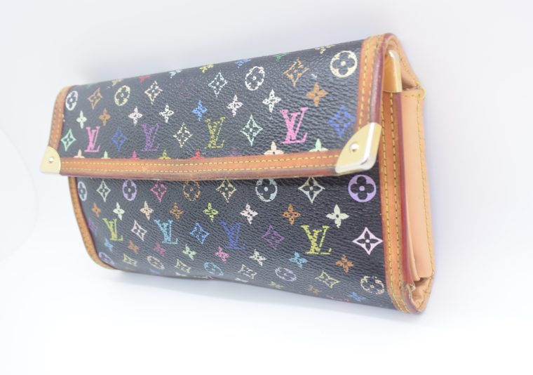 Louis Vuitton Geldbörse international Multicolor schwarz-12873