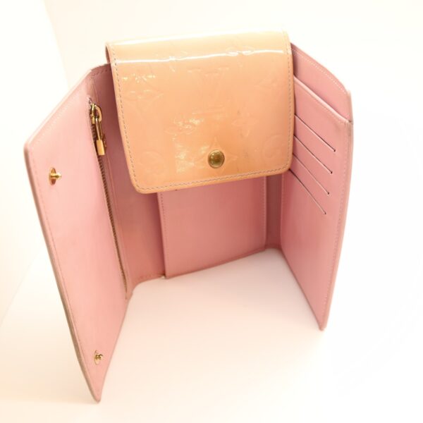 Louis Vuitton Geldbörse Tasche Walker Clutch rosa Vernisleder