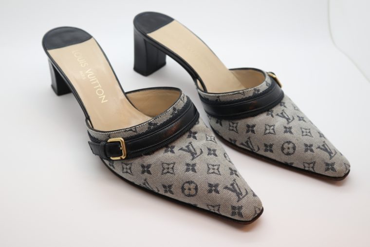 Louis Vuitton Pumps Min Lin grau 36 1/2 -0
