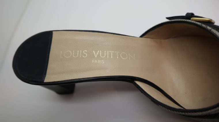 Louis Vuitton Pumps Min Lin grau 36 1/2 -14340