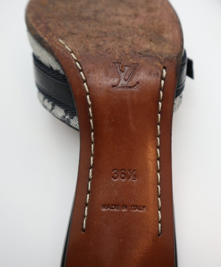 Louis Vuitton Pumps Min Lin grau 36 1/2 -14339