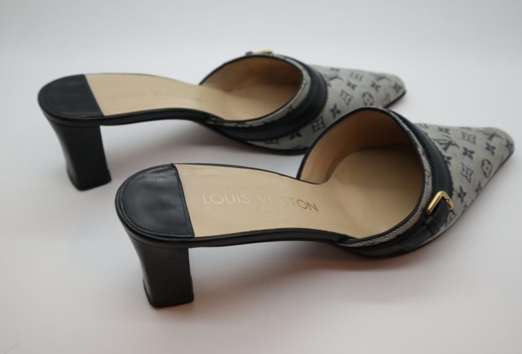 Louis Vuitton Pumps Min Lin grau 40 1/2-14341