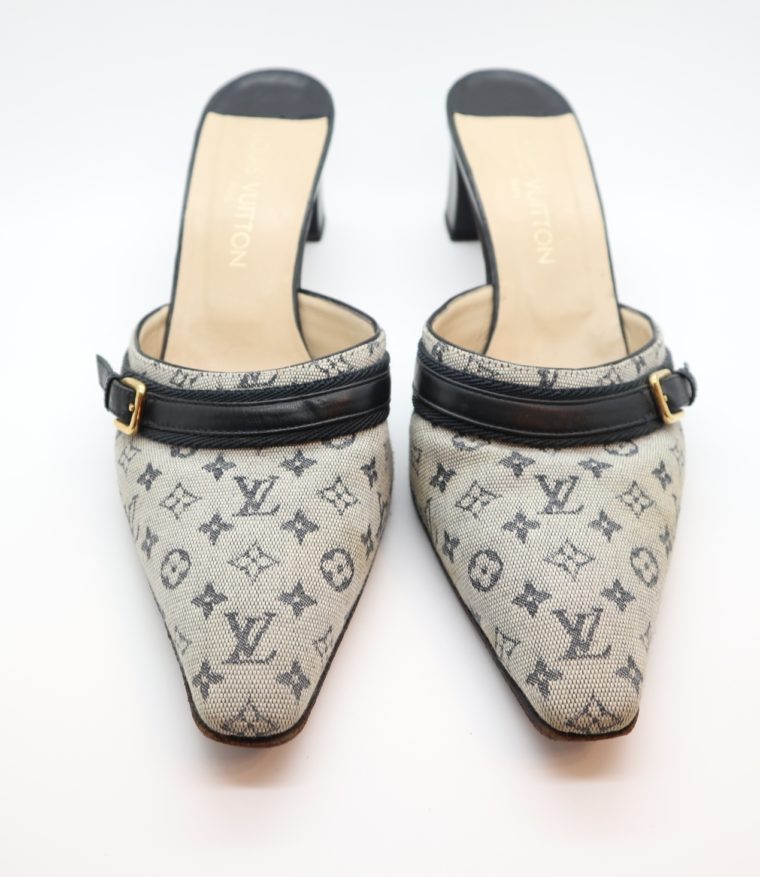 Louis Vuitton Pumps Min Lin grau 40 1/2-14345