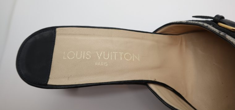 Louis Vuitton Pumps Min Lin grau 40 1/2-14347