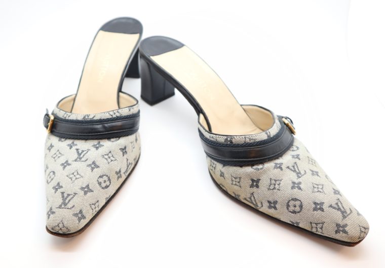 Louis Vuitton Pumps Min Lin grau 37 1/2-0