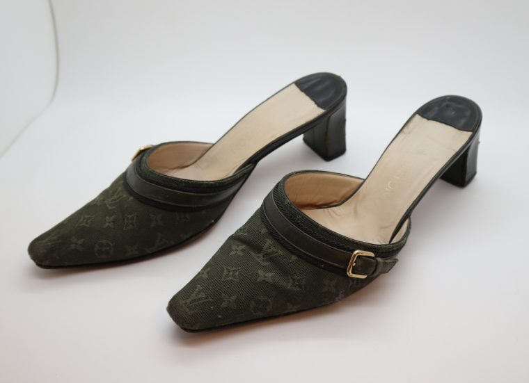 Louis Vuitton Pumps Mini Lin khaki 37-14354