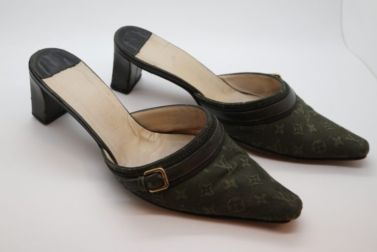 Louis Vuitton Pumps Mini Lin khaki 37-14355