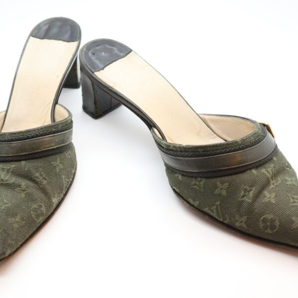 Louis Vuitton Pumps Mini Lin Khaki Gr.37 1/2