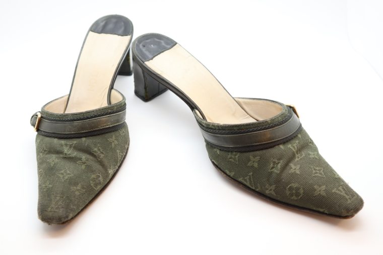 Louis Vuitton Pumps Mini Lin khaki 37-0