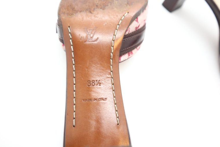 Louis Vuitton Pumps Mini Lin rosa 38 1/2-14364