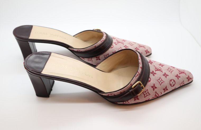 Louis Vuitton Pumps Mini Lin rosa 38 1/2-14366