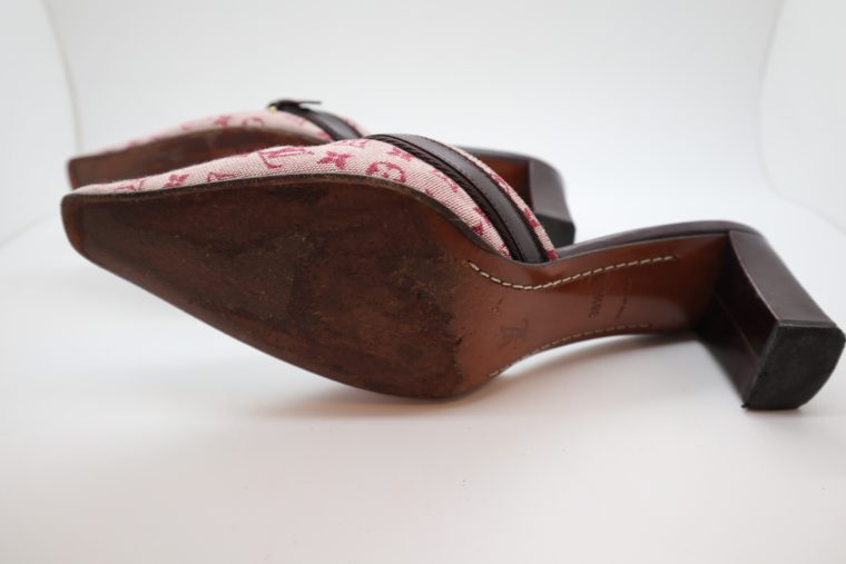 Louis Vuitton Pumps Mini Lin rosa 38 1/2-14367