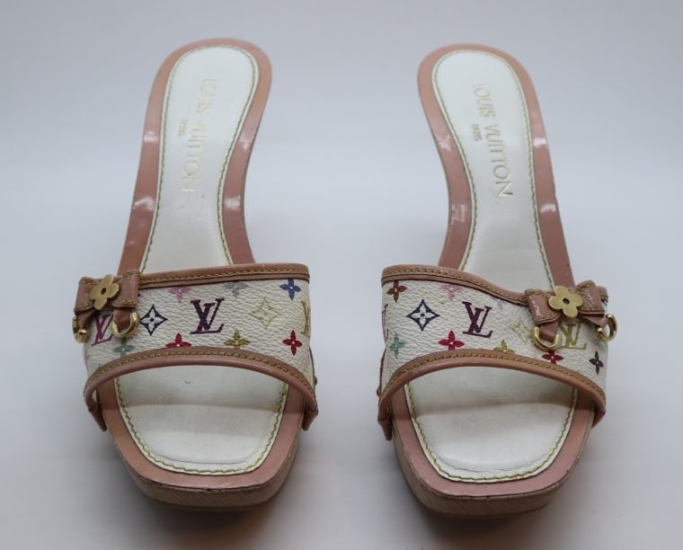 Louis Vuitton Pumps Multicolor rosa weiß 37-14399