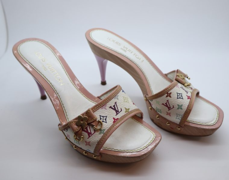 Louis Vuitton Pumps Multicolor rosa weiß 37-0