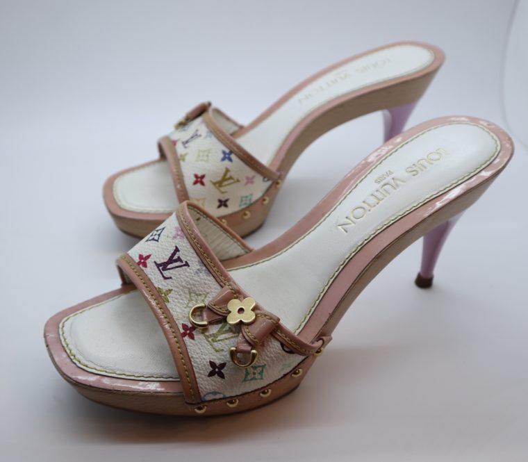 Louis Vuitton Pumps Multicolor rosa weiß 37-14403