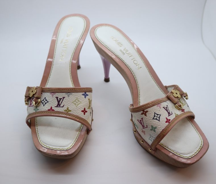 Louis Vuitton Pumps Multicolor rosa weiß 37-14406