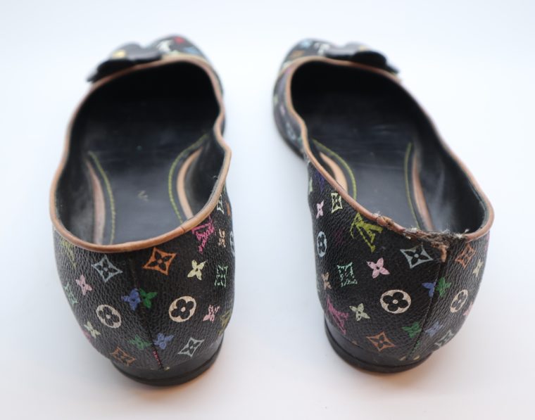 Louis Vuitton Ballerinas Multicolor schwarz 37 1/2-14420