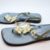 Louis Vuitton Sandalen Flip Flops Blau Gr.38