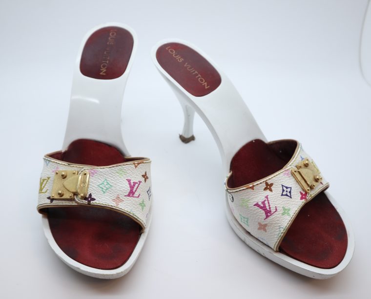 Louis Vuitton Pumps Multicolor weiß 38-0