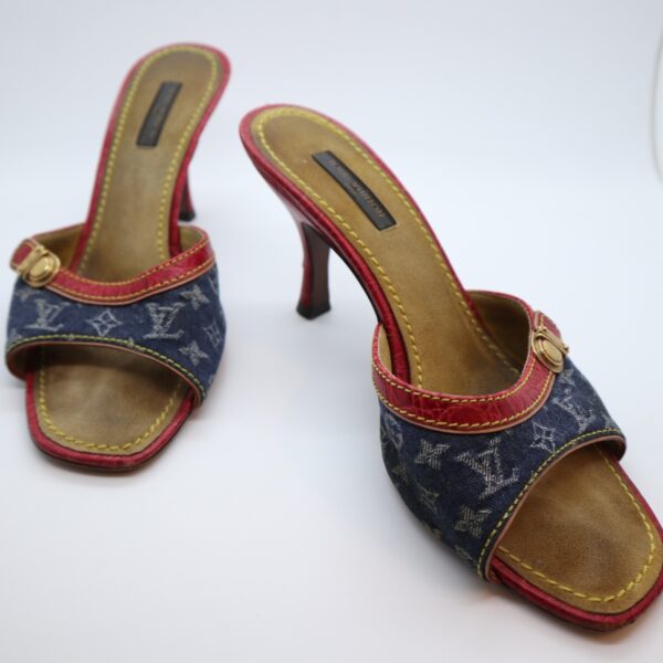 Louis Vuitton Pumps Krokodilleder Jeans 37 1/2