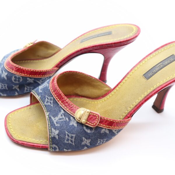 Louis Vuitton Pumps Krokodilleder Jeans 39