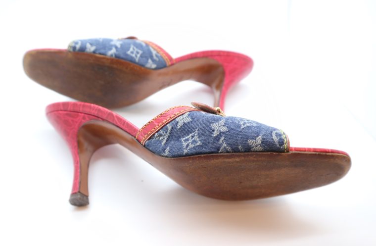 Louis Vuitton Pumps Krokodilleder Jeans 39-14454
