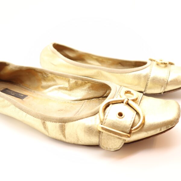 Louis Vuitton Ballerinas gold 39 1/2-0