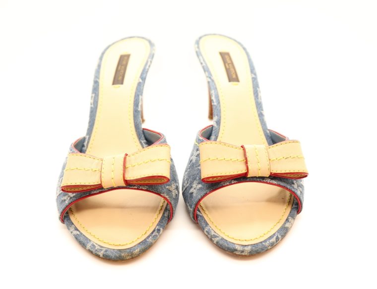Louis Vuitton Pumps Jeans Denim 38 1/2-14629
