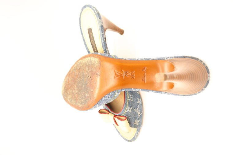 Louis Vuitton Pumps Jeans Denim 38 1/2-14632