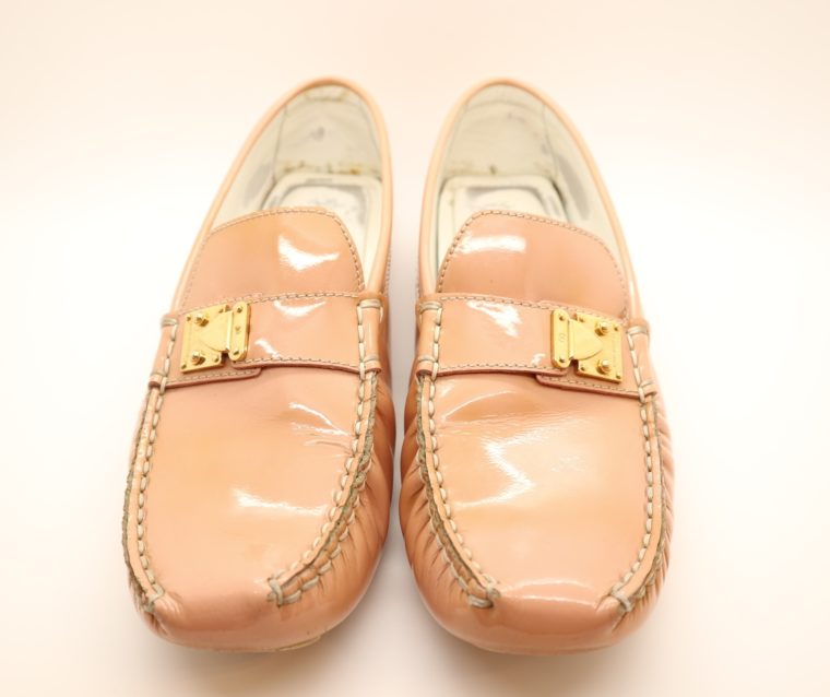 Louis Vuitton Loafer Vernis Leder rosa 38 1/2-0