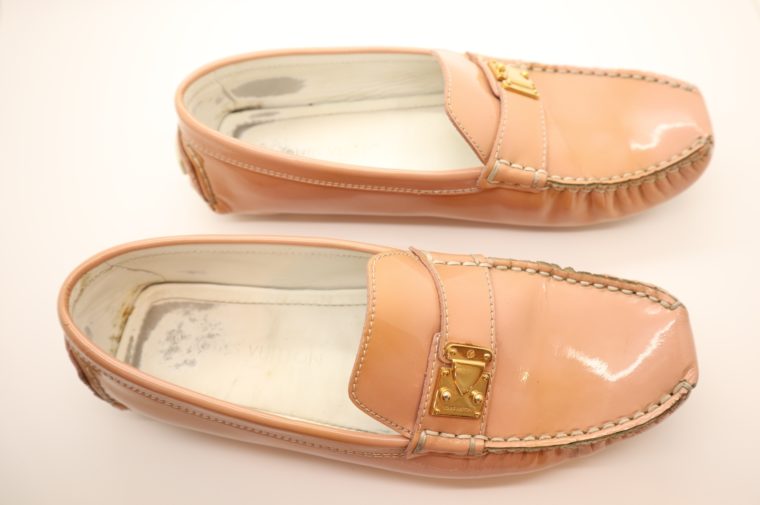 Louis Vuitton Loafer Vernis Leder rosa 38 1/2-14639