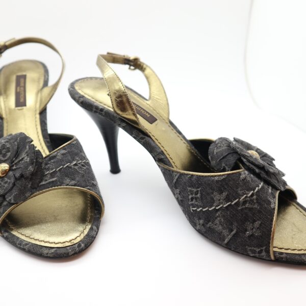Louis Vuitton Pumps Jeans gold 37