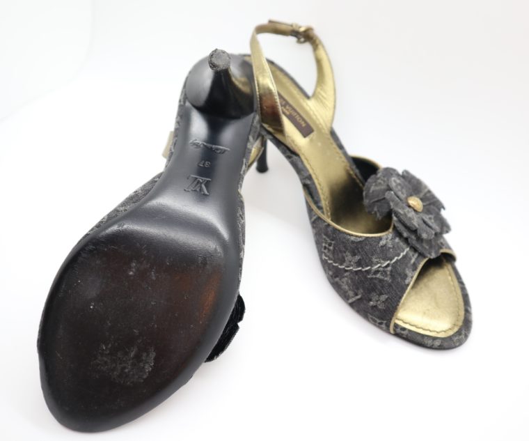 Louis Vuitton Pumps Jeans gold 37-14681