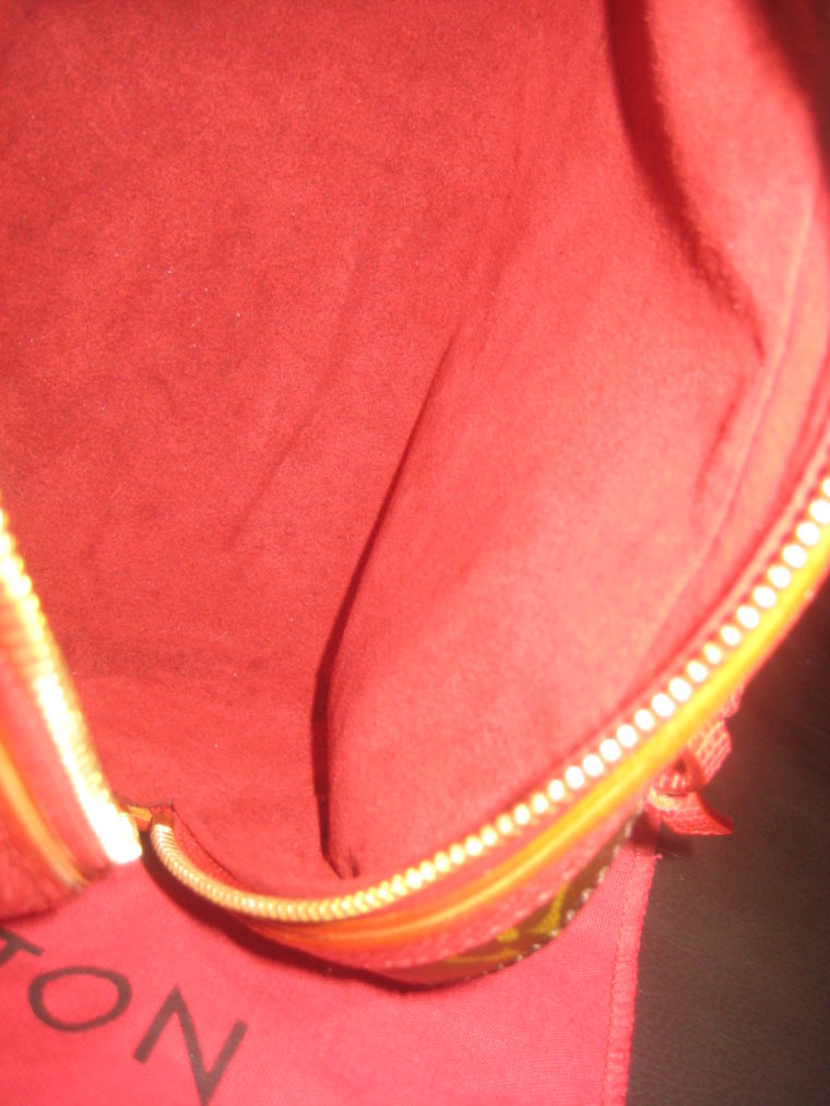 Louis Vuitton Sac Femior Eidechsenleder Cerise -1062