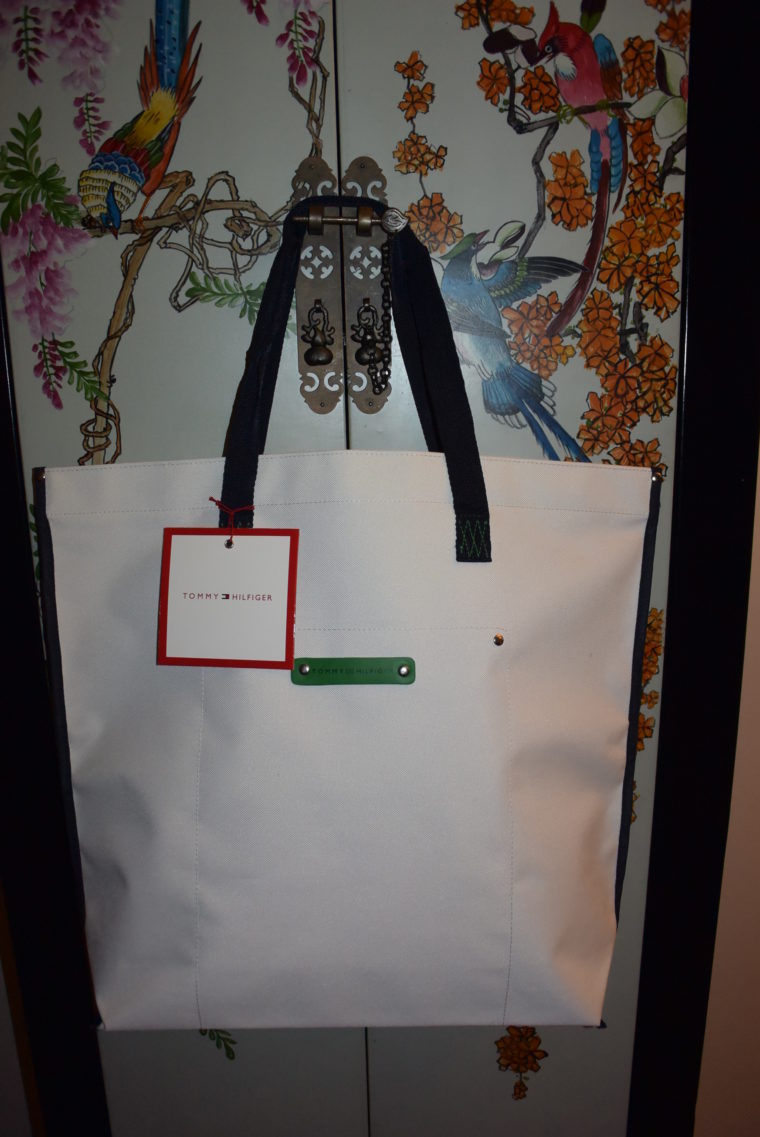 große Tommy Hilfiger Tasche weiß-3027