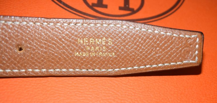 Hermès Gürtel Wendegürtel schwarz beige-4023